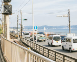 江ノ島の道路