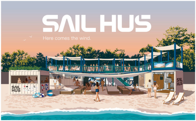 葉山町一色海岸に海の家SAIL HUSが7月5日オープン